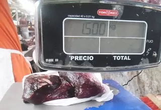 Huacho: intervienen a sujeto acusado de vender carne de delfín