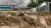 Huaico destruyó gran parte de la pared de un colegio en Chaclacayo - Noticias de colegios