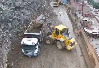 Este drone te muestra cómo despejan la Carretera Central tras los huaicos 