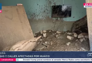 Huaicos e inundaciones tras lluvia torrencial en Huánuco