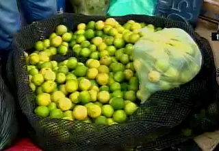 Lima: precio del limón llega a 25 soles el kilo tras huaicos