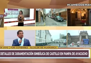 Alcalde de Huamanga dio detalles sobre la juramentación simbólica de Pedro Castillo