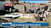 Huancavelica: Daños materiales por fuertes vientos  - Noticias de huancavelica