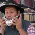 Huancavelica: escritor narra historias con instrumentos andinos