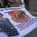 Huancavelica: sepultan a policía fallecido en accidente de tránsito