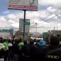 Huancayo: agricultores bloquean puente La Breña