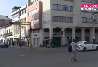 Huancayo enfrenta paro de transporte con acatamiento parcial