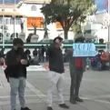 Huancayo: estudiantes rechazan ley que modifica consejo directivo de SUNEDU