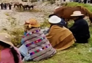 Huancayo: más de 100 personas continúan en cabalgata de sacrificio a Lima