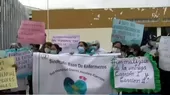 Huancayo: protesta de profesionales de la salud - Noticias de santos-de-nazca