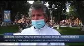Huánuco: Candidato de Juntos por el Perú dio balones de oxígeno a pacientes COVID-19 - Noticias de oxigeno