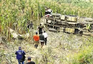 Huánuco: dictaron prisión preventiva para chofer de volquete que se precipitó