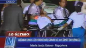 Llegaron a Lima los seis heridos graves del accidente de tránsito en Huánuco - Noticias de volquete