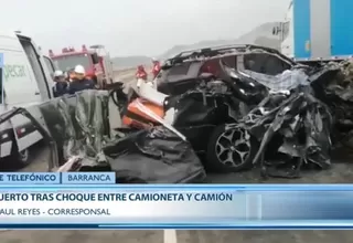 Huarmey: Un fallecido tras choque entre camioneta y camión de carga