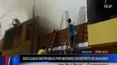 Huaura: incendio afecta dos viviendas en distrito de Hualmay - Noticias de huaura
