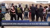 Huaura: PNP desaloja a personas que invadieron sitio arqueológico de Hualmay - Noticias de huaura