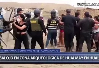 Huaura: PNP desaloja a personas que invadieron sitio arqueológico de Hualmay