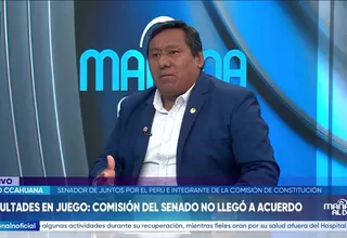 Hugo Ccahuana: Juntos por el Perú no debatirá facultades legislativas mientras se mantengan los siete puntos adicionales
