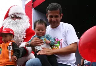 Humala saludó a los peruanos por Navidad y deseó un 2015 lleno de paz y unión