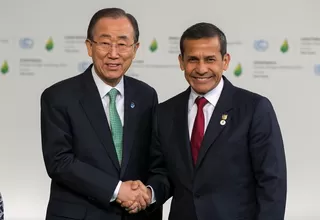 Humala: "Perú está orgulloso de poner las bases del acuerdo de París"