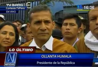 Humala: Respuesta de Chile sobre presunto espionaje no satisface al Perú