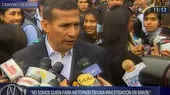 Caso 'Lava Jato': Humala defendió a Rocío Calderón de vinculaciones  - Noticias de rocio-calderon