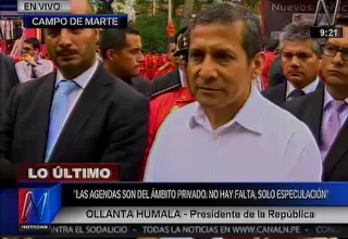 Humala: Tengo todo el derecho de criticar lo que no hicieron gobiernos pasados