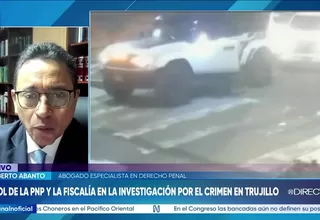 Humberto Abanto cuestiona exhibición de detenidos en Trujillo y pide mayor coordinación entre PNP y Fiscalía