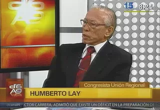 Humberto Lay: Son preocupantes las visitas de Rivera Ydrogo al Congreso