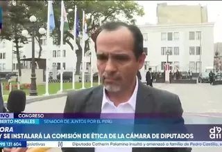 Humberto Morales cuestiona denuncia contra Julián Pérez y pide esperar decisión de Ética