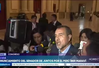 Iber Maraví sobre caso Julián Pérez: “Corresponde escuchar su versión y procesar la información”