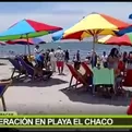 Ica: Aglomeración en playa El Chaco 