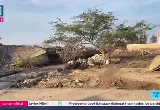 Ica: Huaico destruye vía y aísla Yauca del Rosario