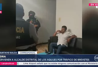 Ica: Investigan al alcalde de Los Aquijes por mafia de brevetes