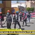 Ica: Mineros artesanales bloquean la Panamericana Sur 