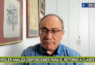 Idel Vexler analizó las disposiciones del Ministerio de Educación para el retorno a clases