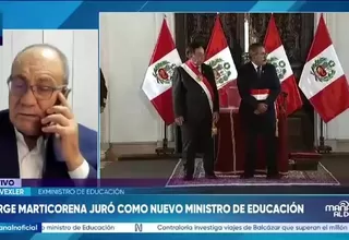 Idel Vexler cuestiona designación de Jorge Marticorena como ministro de Educación