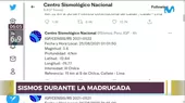 IGP: Sismo de magnitud 5.1 se registró esta madrugada en el Callao - Noticias de Callao