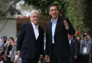 Martín Vizcarra y Sebastián Piñera se reúnen en III Gabinete Binacional Perú - Chile