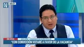 Ilich López sobre Pedro Castillo: “Con convicción votaré por la vacancia” - Noticias de pedro-chavarry