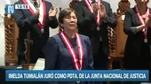 Imelda Tumialán juró como nueva presidenta de la JNJ - Noticias de jnj