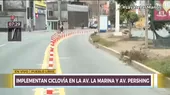 Implementan ciclovías en las avenidas La Marina y Pershing - Noticias de avenida-arica