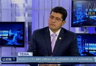 Inauguran juzgado de flagrancia descentralizado en Surco