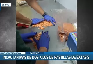 Incautan más de dos kilos de pastillas de éxtasis