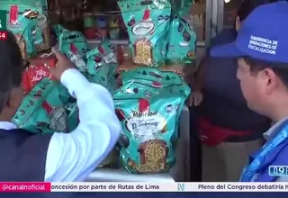Incautan panetones con registro sanitario vencido en Trujillo