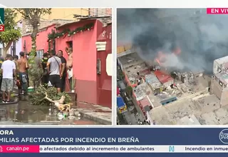 Incendio arrasó un almacén y una quinta en Breña