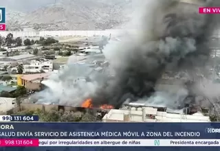 Alcaldesa confirma que incendio en Huachipa se originó en almacén clandestino sin licencia