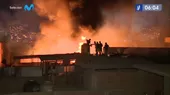 Bomberos confinaron incendio en San Juan de Lurigancho - Noticias de incendio