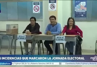 Las incidencias que marcaron la jornada electoral