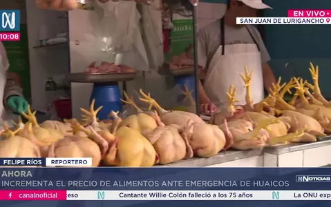 Incremento de precios por impacto de huaicos